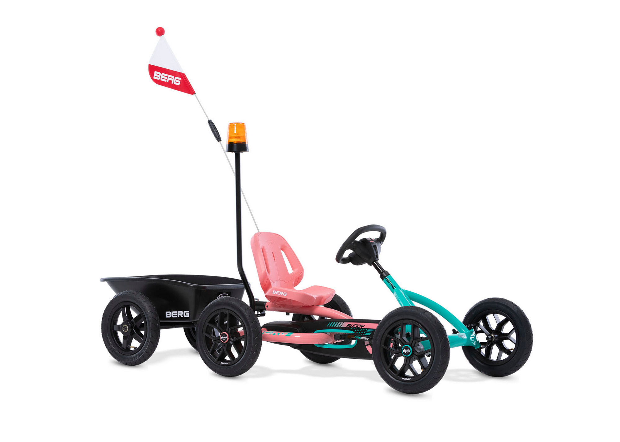 BERG Buddy Lua 2.0 - Pedal Go-Kart for Kids 3 - 8 years