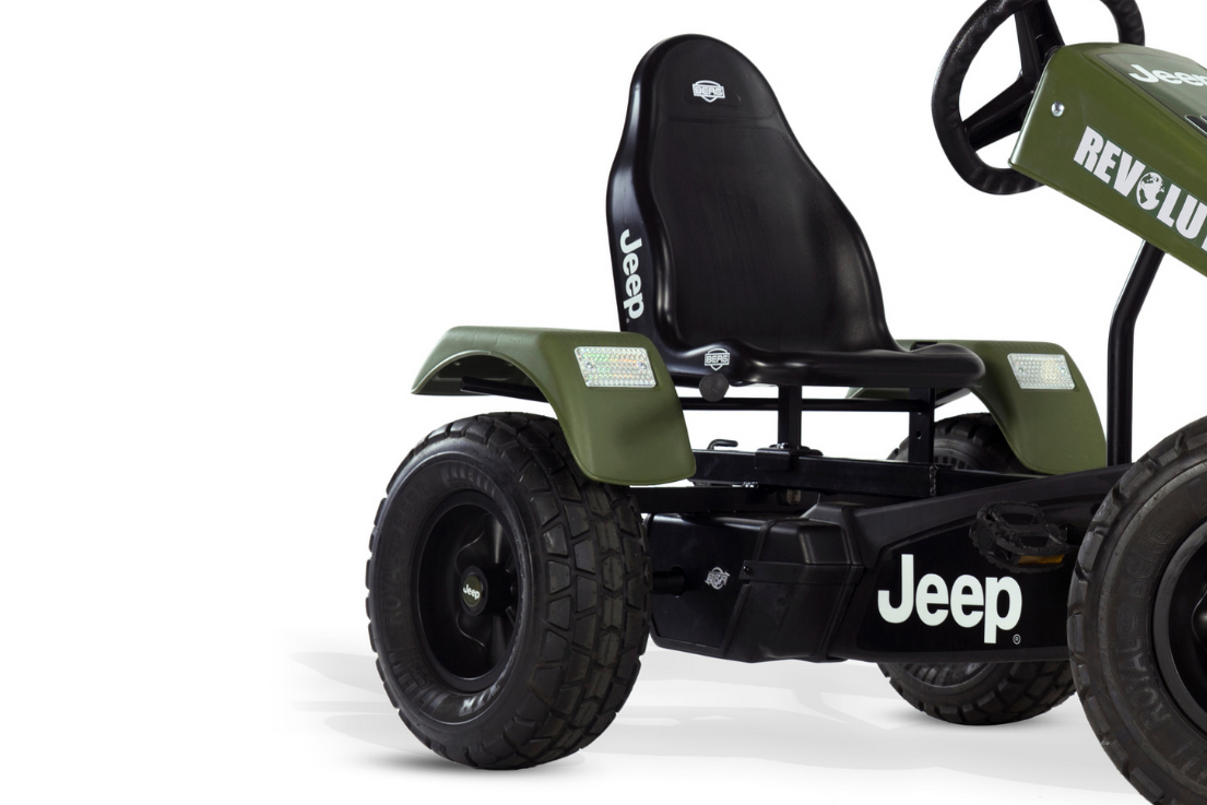 BERG Jeep Revolution BFR Pedal Go-Kart, 33 in. x 63 in. x 34 in.